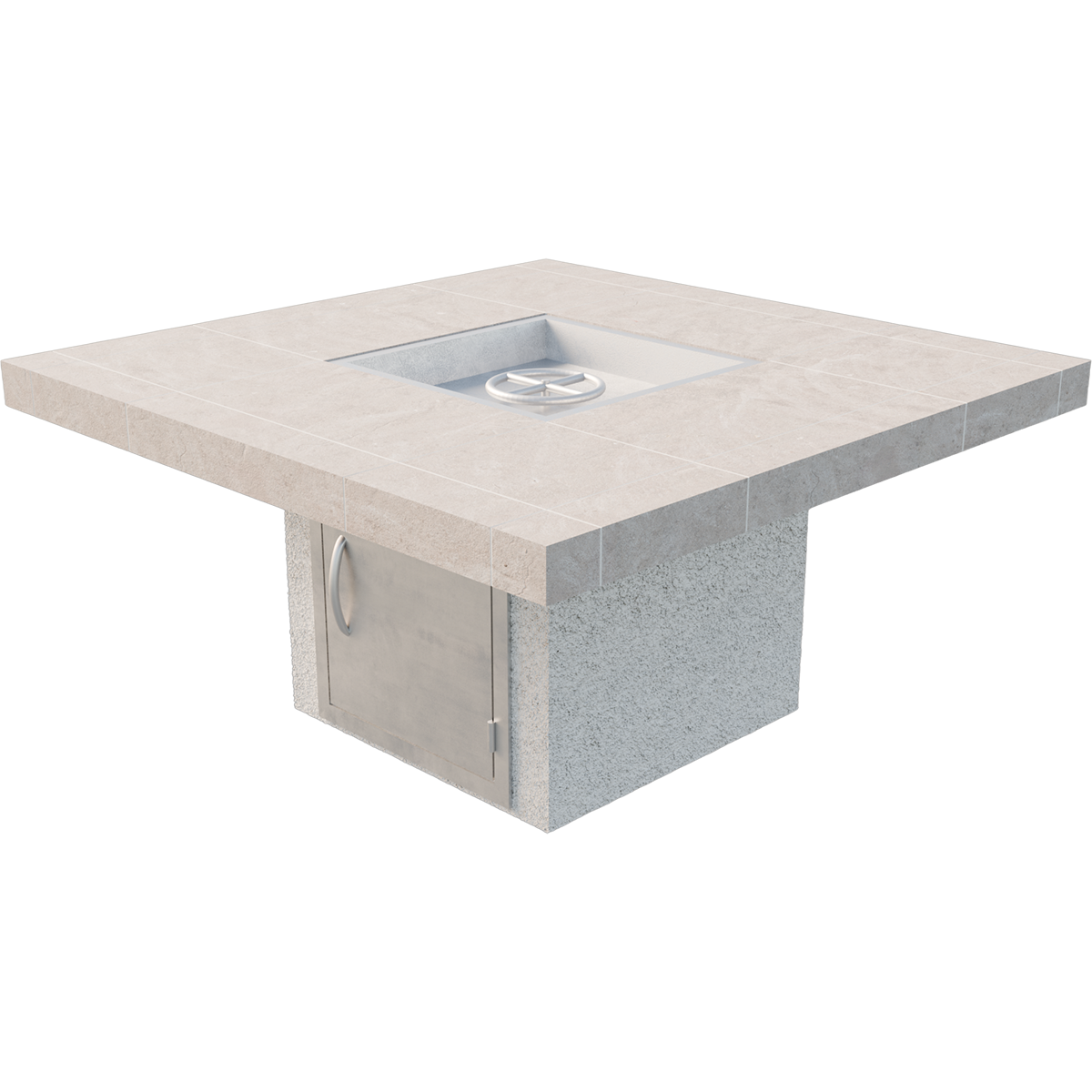 CalFlame Sedona – Modern Outdoor Gas Fire Pit