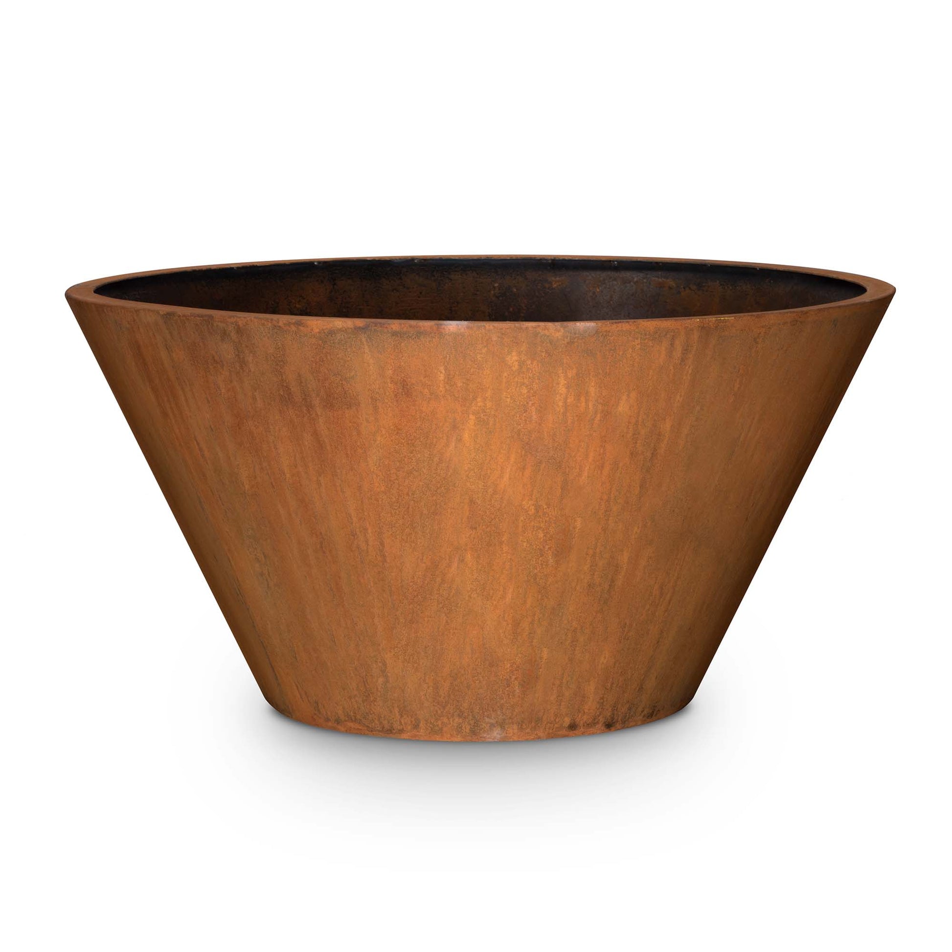 Sierra 20" luxury planter bowl corten steel planter bowl perfect plant staging
