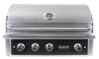 Wildfire Ranch PRO 36" Built-In Grill – Black Stainless