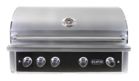 Wildfire Ranch PRO 42" Built-In Grill – Black Stainless