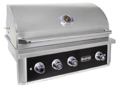 Wildfire Ranch PRO 36" Built-In Grill – Black Stainless