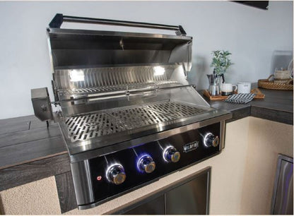 Wildfire Ranch PRO 36" Built-In Grill – Black Stainless