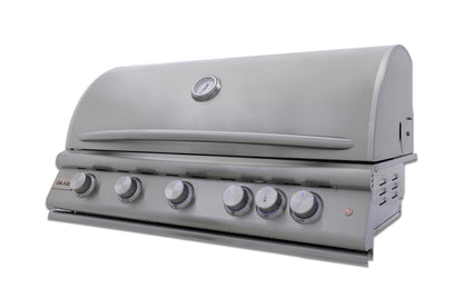 Blaze LTE+ 40-inch 5-burner built-in gas grill stainless steel front view