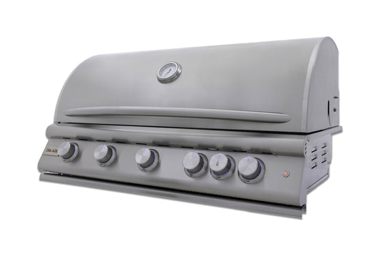 Blaze LTE+ 40-inch 5-burner built-in gas grill stainless steel front view