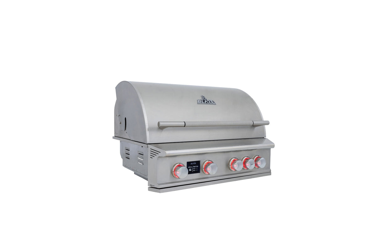 Blaze LTE PRO 32-inch 4-burner built-in gas grill stainless steel front view