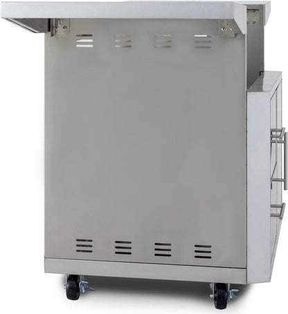 Blaze Professional LUX 34-Inch Grill Cart side view