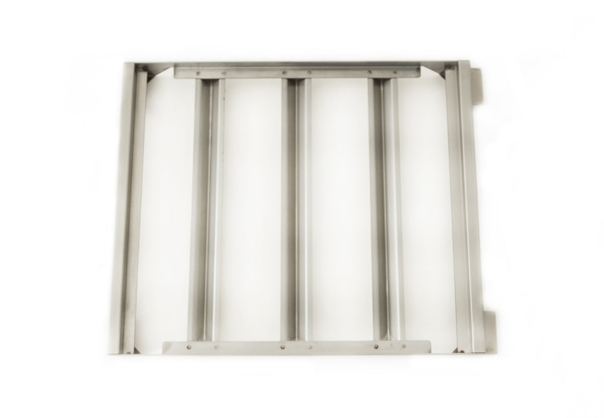 Blaze Professional Pizza Stone stainless steel tray underside