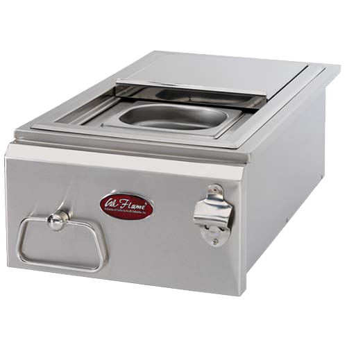 Cal Flame 12-inch stainless steel cocktail center BBQ12842P-12