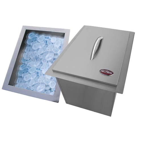 Cal Flame drop-in stainless steel ice bucket with lid BBQ14864