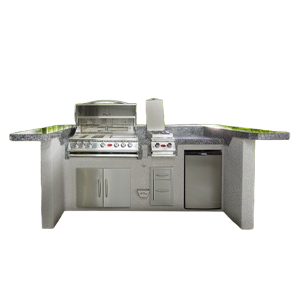 CalFlame La Jolla Q BBQ Island outdoor kitchen