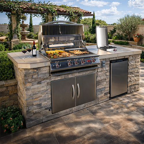Cal Flame Baja outdoor kitchen island
