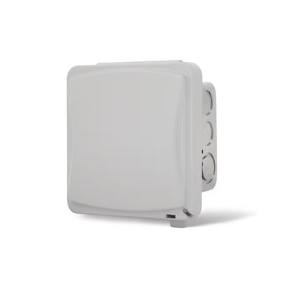 Infratech 14-4315 dual flush mount duplex switch with weatherproof cover, closed
