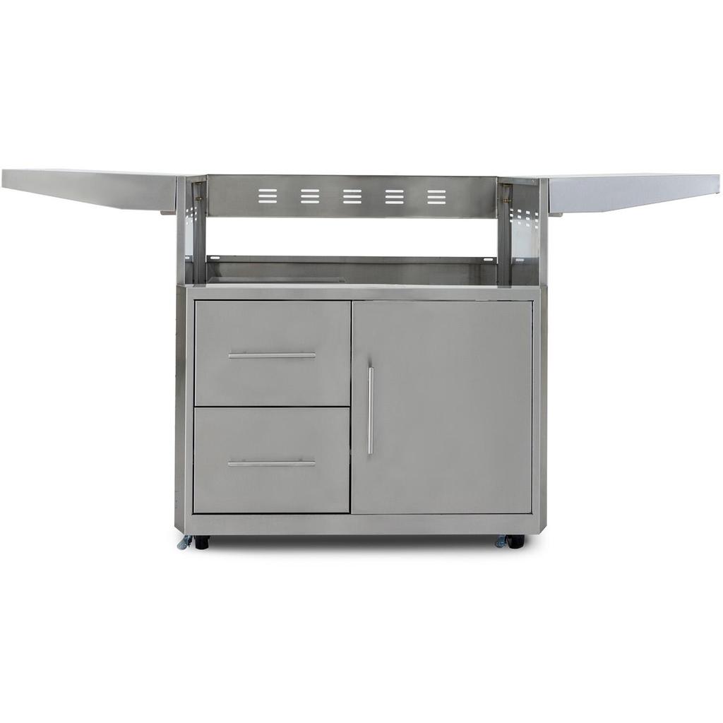 Blaze 44-inch Professional LUX grill cart with folding side shelves