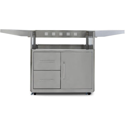 Blaze 44-inch Professional LUX grill cart with folding side shelves