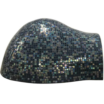 glass mosaic – luxury outdoor pizza oven - Forno Series ceramic pizza oven in  pool blue 