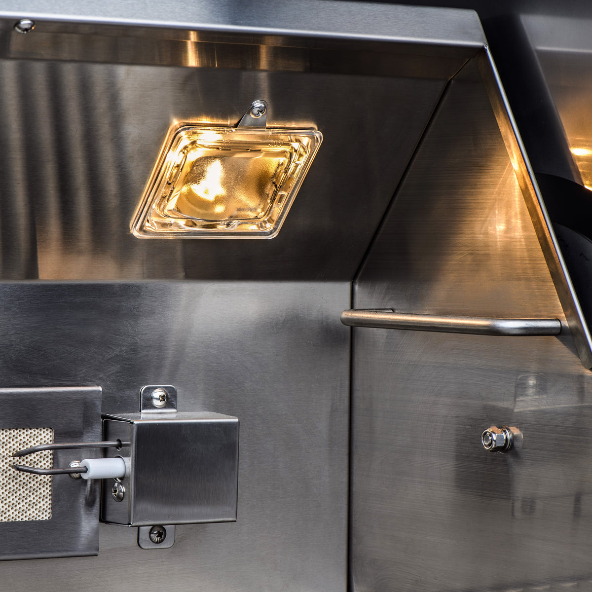 Blaze LUX grill interior lighting for nighttime outdoor cooking