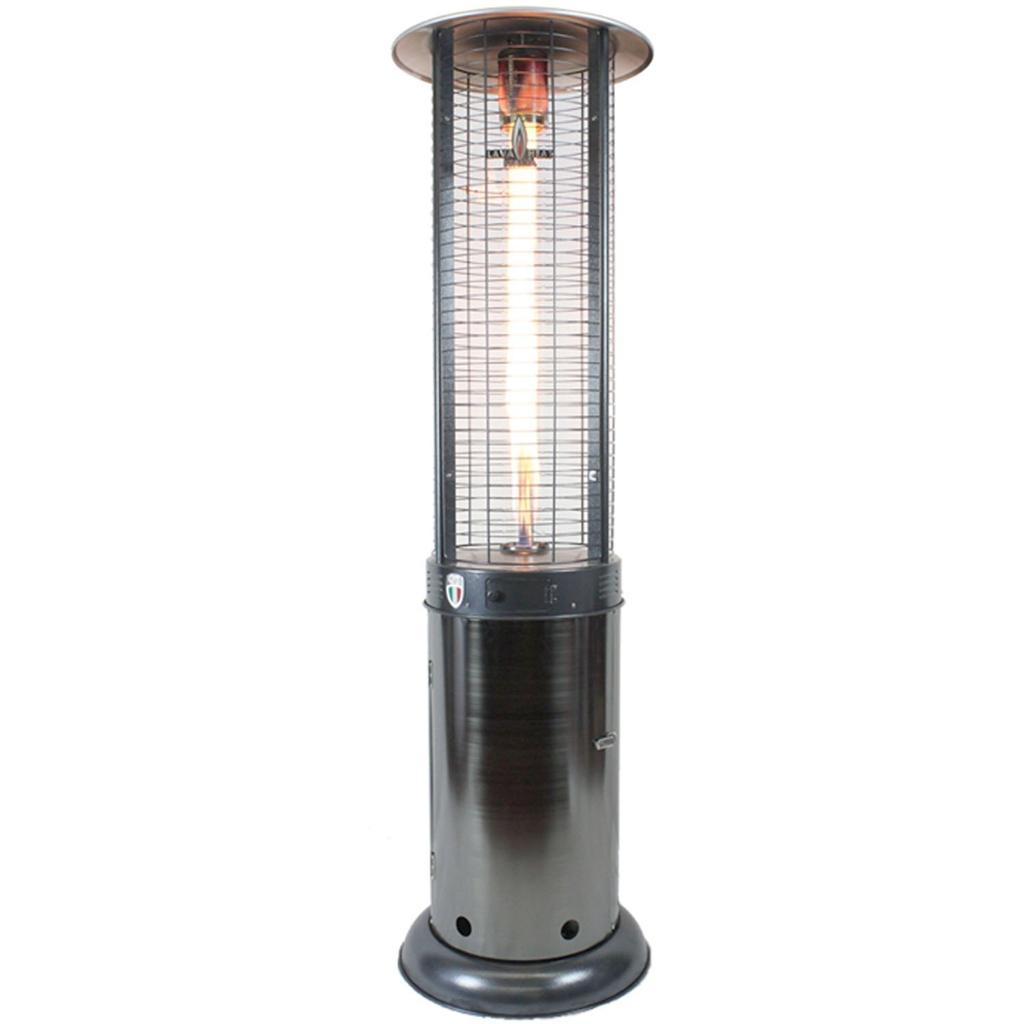 Lava Heat Italia Opus patio heater in Milano Gunmetal finish