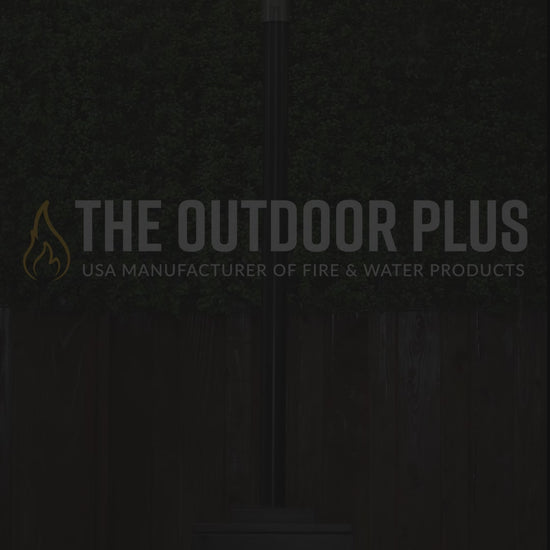 Stainless steel diamond plate fire torch wind proof 30,000 btu  perfect flame luxury outdoor lighting