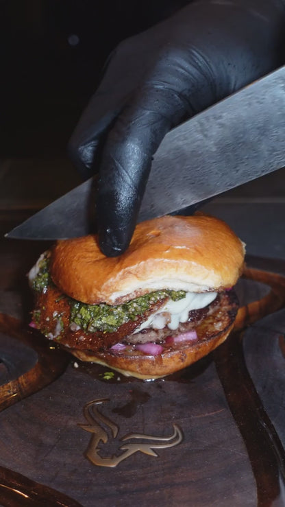 Close-Up of Food Grilling on KoKoMo Grills Griddle Plate Insert – Durable, Easy-Clean Flat Top Surface