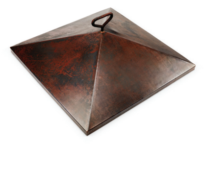 Copper Fire Pit Covers- For All Tempe-Mesa-EVO 360-Sierra-Sedona Fire Bowls